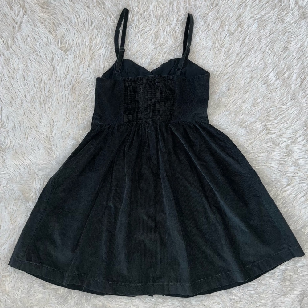 Vintage Urban Outfitters Dark Green Mini Dress - Picture 3 of 4